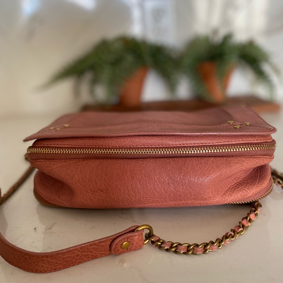 Jerome Dreyfuss Rose Leather Crossbody Bag - Picture 11 of 15